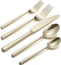Alata Potter Champagne Gold 40-Piece Forged Silverware Set, Service by Alata