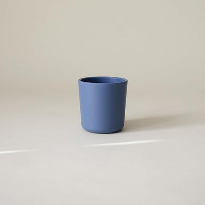 mushie Dinnerware Cups For Kids | Made in Denmark, Set of 2 (Twilight Blue)