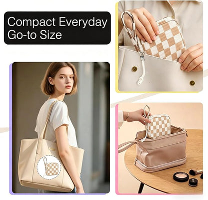 Corduroy Period Pouch for Women, Cute Sanitary Pad Pouch - Image 5