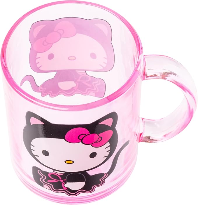 Silver Buffalo Sanrio Hello Kitty Halloween, Glass Coffee Mug, 17.5oz | Spooky - Image 3