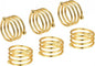 uxcell Metal Napkin Rings Set of 6, Spiral Napkin Ring Holder Buckle by uxcell