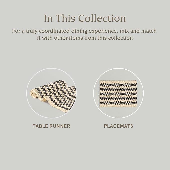 Over&Back 18x90 Natural Fiber Table Runner - Image 4