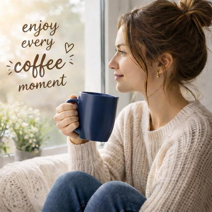 AmorArc 16 oz Coffee Mugs Set of 6, Large Ceramic Coffee Cups Set | Classic - Image 6