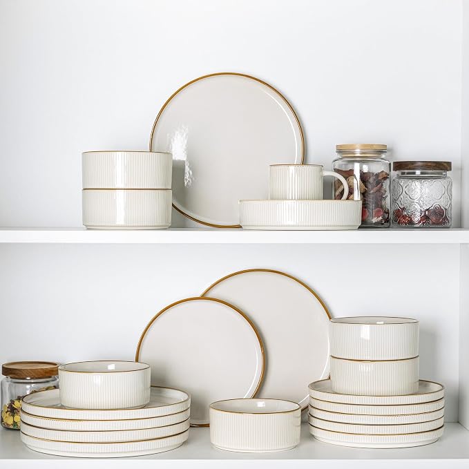 GBHOME Stoneware Dinnerware Sets - Image 8