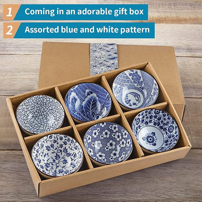 Ceramic Rice Bowls 10 oz, Japanese Style Bowl Gift Set - Image 5