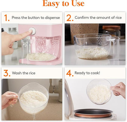 Lifewit Rice Dispenser 25 Lbs, Airtight Storage - Image 8