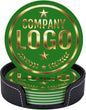 Custom Coaster with Logo by Handmade