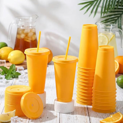 Honeydak 30 Pack Tumbler with Straw and Lid Bulk Cups - Image 2