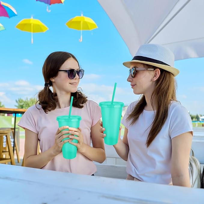 Hxezoc 16 Pieces Reusable Cups - Image 9