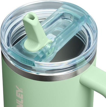 STANLEY Quencher ProTour Flipstraw Tumbler, 40 oz, Pistachio | Built-In Straw & - Image 2