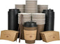 LITOPAK 100 Pack 12 oz Coffee Cups by LITOPAK