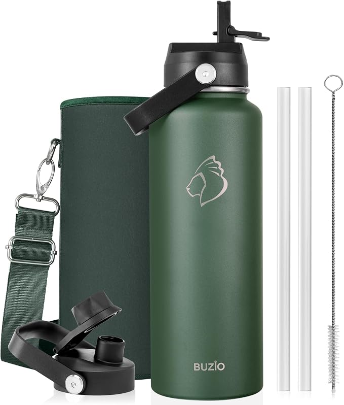 BUZIO Triple Wall Vacuum Water Bottle by BUZIO