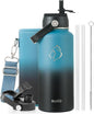 BUZIO Insulated Stainless Steel Water Bottle 32 oz by BUZIO