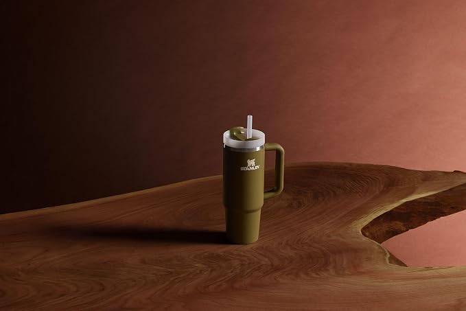 STANLEY Quencher H2.0 Flow State Tumbler, 30 oz, Thyme | Handle and Straw | - Image 4