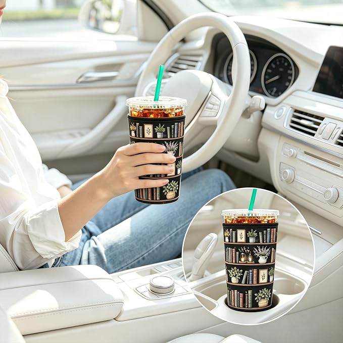 3 Pack Reusable Iced Coffee and Cold Soda Insulated Neoprene Cup Sleeve | Cold - Image 6