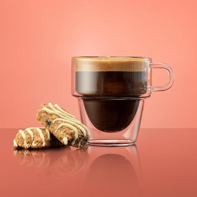 JoyJolt Stoiva Double Wall Insulated Espresso Glass Cups – 5 oz. Shot Cup - Image 5
