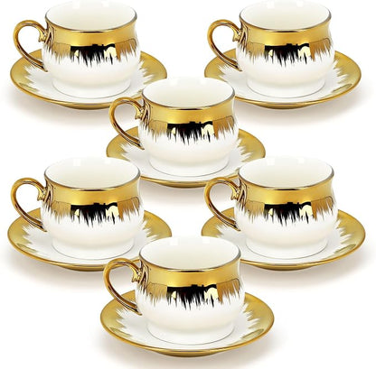6 Pack 3.2oz Espresso Cups by YourLifeCollector