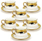 6 Pack 3.2oz Espresso Cups by YourLifeCollector