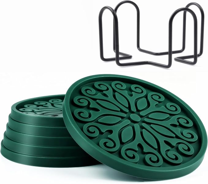 Coasters for Drinks, Silicone Coasters by Unknown