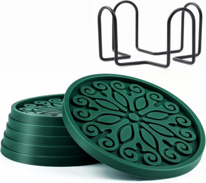 Coasters for Drinks, Silicone Coasters by Unknown