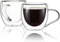 CNGLASS Double Wall Glass Coffee Mugs by CNGLASS