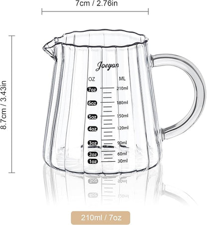 Joeyan 7 oz Glass Measuring Cups - Image 7
