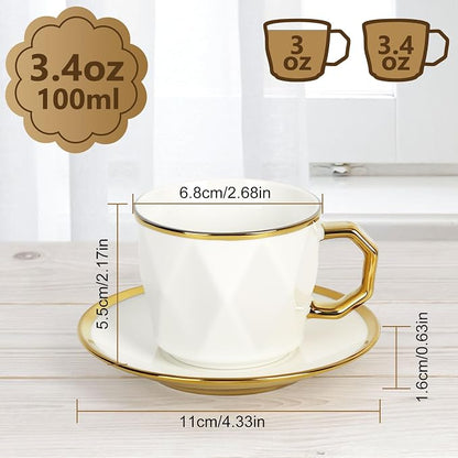 ALIMOTA 3.4oz/100ml Espresso Cups - Image 2