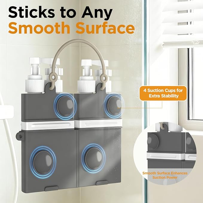 4 in 1 Travel Dispenser Bottle, Travel Toiletry Bottles - Image 2