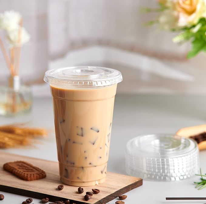 Lilymicky 20 oz Clear Plastic Cups - Image 7
