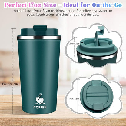 17oz Insulated Travel Coffee Mug - Image 2