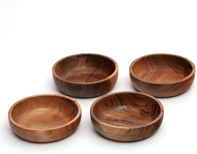 Acacia Wood Bowls - Image 6