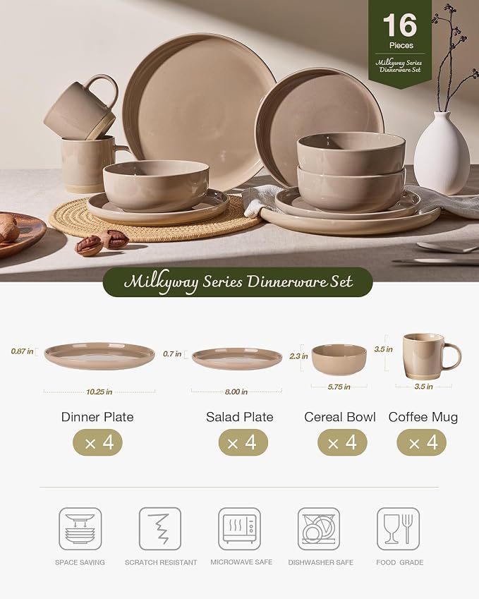 Famiware Milkyway 16-Piece Dinnerware Set - Image 2