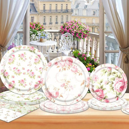 CMUSKO Floral Party Supplies - Image 3