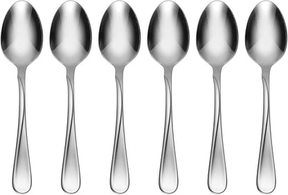 Oneida Silverware Set, Flight Everyday Flatware 6-Piece Teaspoons Set, Service by Oneida