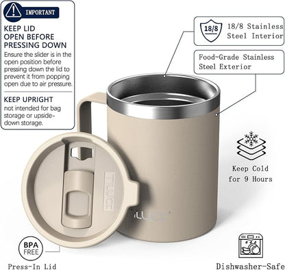 TILUCK 12 oz Insulated Coffee Mug - Image 2