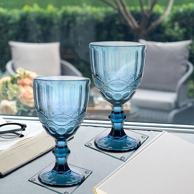 Set of 6 Square Glass Drink Coasters, 3.5"x3.5" Crystal Coasters - Image 8