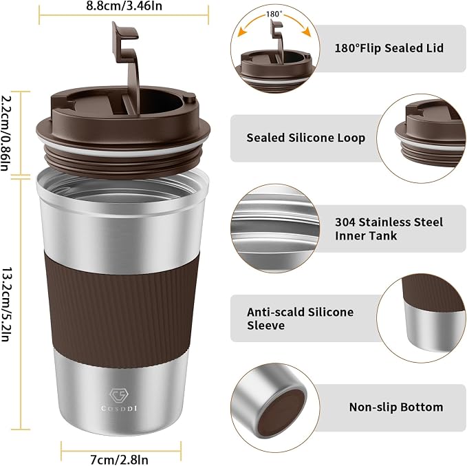 CS COSDDI 12 oz Stainless Steel Vacuum Insulated Tumbler - Image 4
