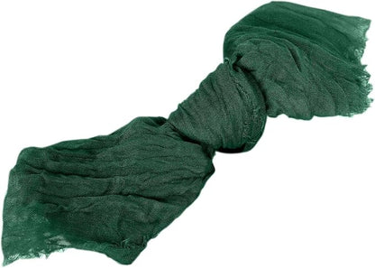 Efavormart 5 Pack 24"x19" Hunter Emerald Green Matte Gauze Cheesecloth Napkins - Image 7