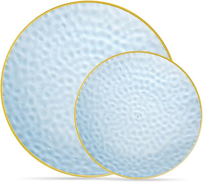 PLASTICPRO 32 Piece Combo Plates Set includes 16-7'' inch Plates & 16-10'' inch by PLASTICPRO