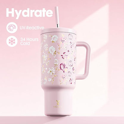 Meoky UV Color-Changing Tumbler: 40 oz Tumbler - Image 3