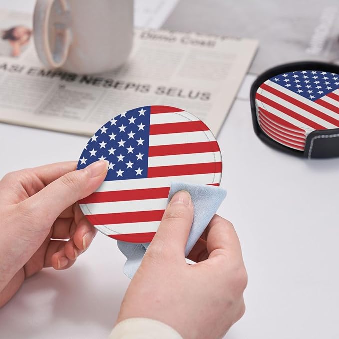 American Flag Coasters for Drinks - Image 5