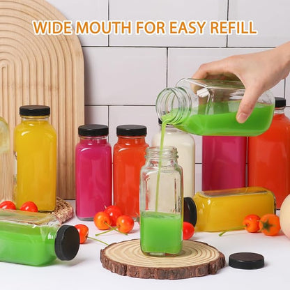 AuroTrends 16 oz Glass Juicing Bottles 12-Pack - Image 6