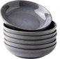 AmorArc 8.5'' Large Pasta Bowls, 36oz Stoneware Pasta Serving Bowls Set of 6 by AmorArc