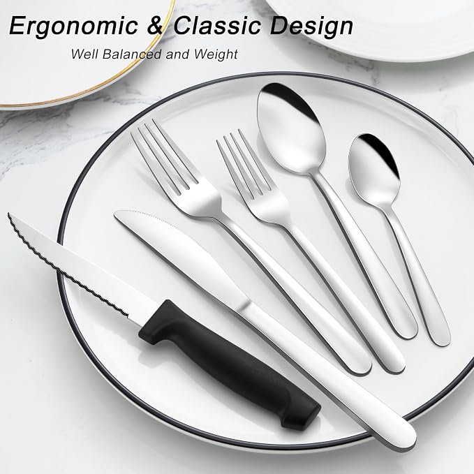 Pleafind 72-Pieces Silverware Set - Image 6
