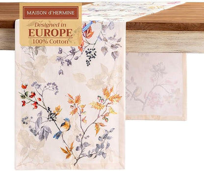 Maison d' Hermine Table Runner 100% Cotton 14.50" x 108" | Table Runners 108 by MaisondHermine