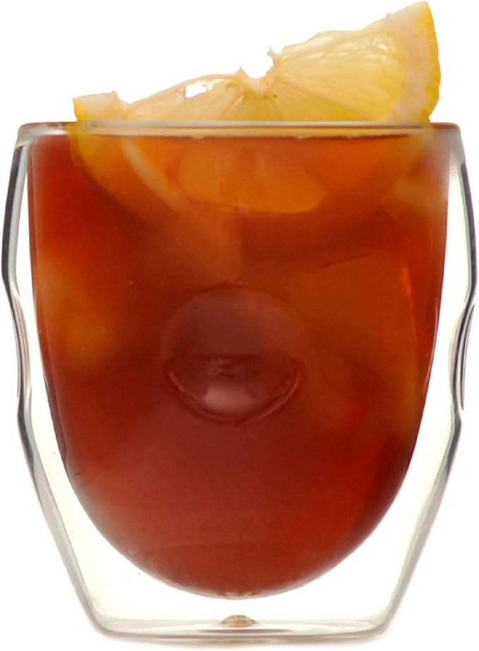 Ozeri Moderna Artisan Series Double Wall 8 oz Beverage Glasses - Image 2