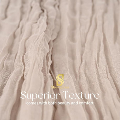 Showgeous 18 Pack Rosy Brown Cheesecloth Table Runner, 17 x 108 Inches | Boho - Image 4