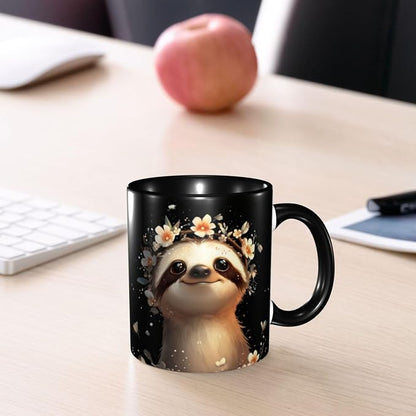 Yrebyou Sloth Coffee Mug 11oz Ceramic Cup - Image 7
