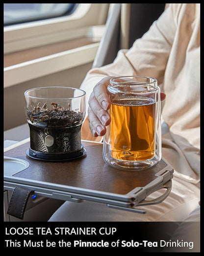 ZENS Glass Infuser Teapot, Cool One Touch Tea Maker - Image 9
