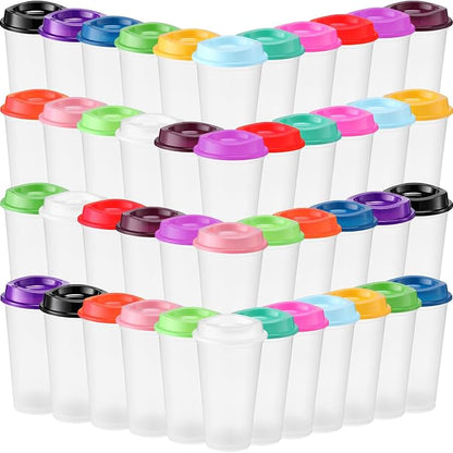 Honeydak 45 Pack 16 oz Reusable Coffee Cups by Honeydak